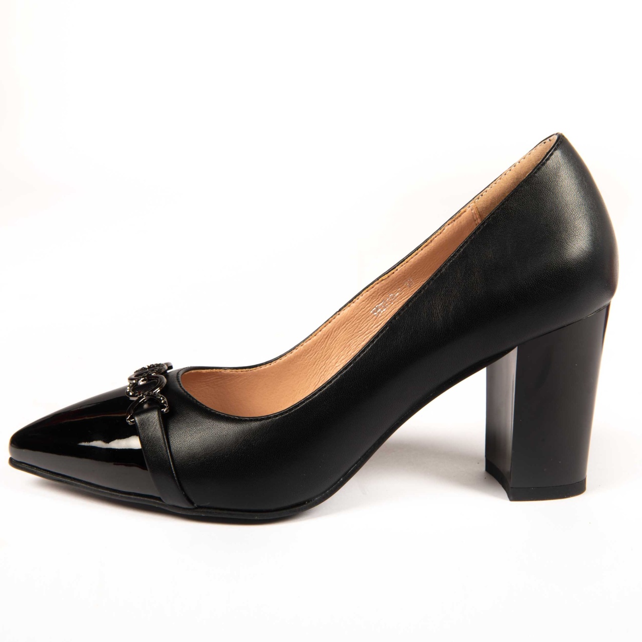 Pantofi Eleganți dama din Piele Ecologică CRL0135 Negru