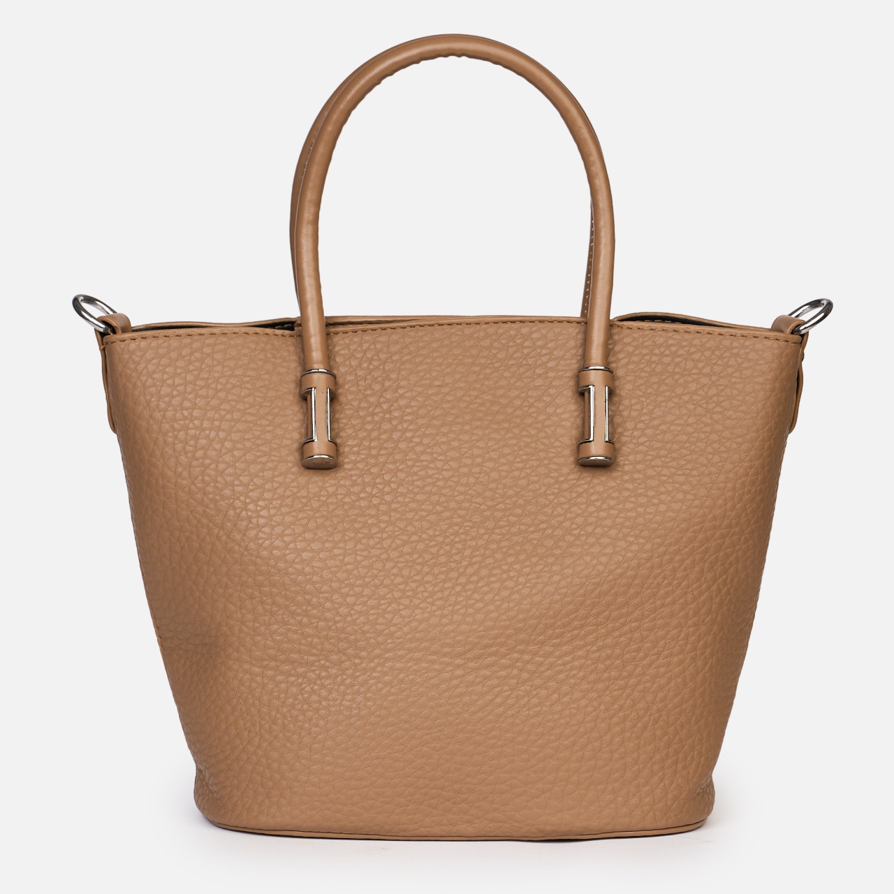 Geanta dama din piele ecologica shopper cu design simplu și barete lungi CRL1491