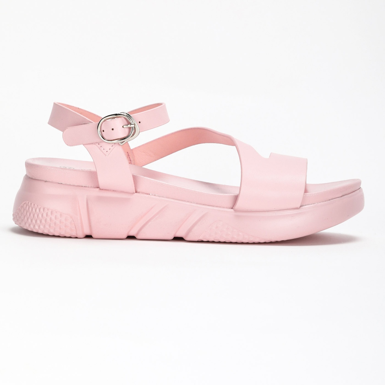 Sandale dama din Piele Ecologica CRL0211 Roz