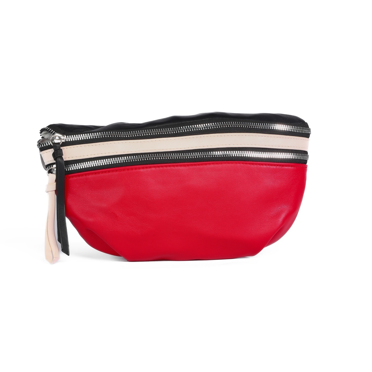 BORSETA CU CUREA REGLABILA PIELE ECOLOGICA CRL 18421ROSU