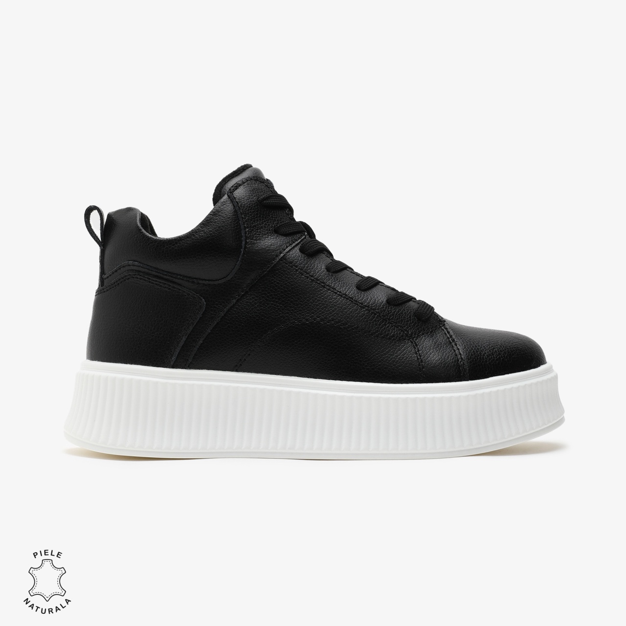 Ghete dama din Piele Naturala CRL0648 NEGRU