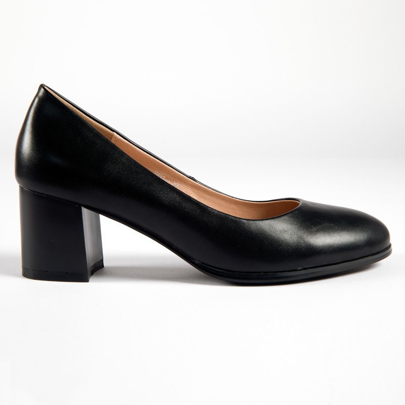 Pantofi Eleganti de dama din Piele Ecologica CRL0173 Negru