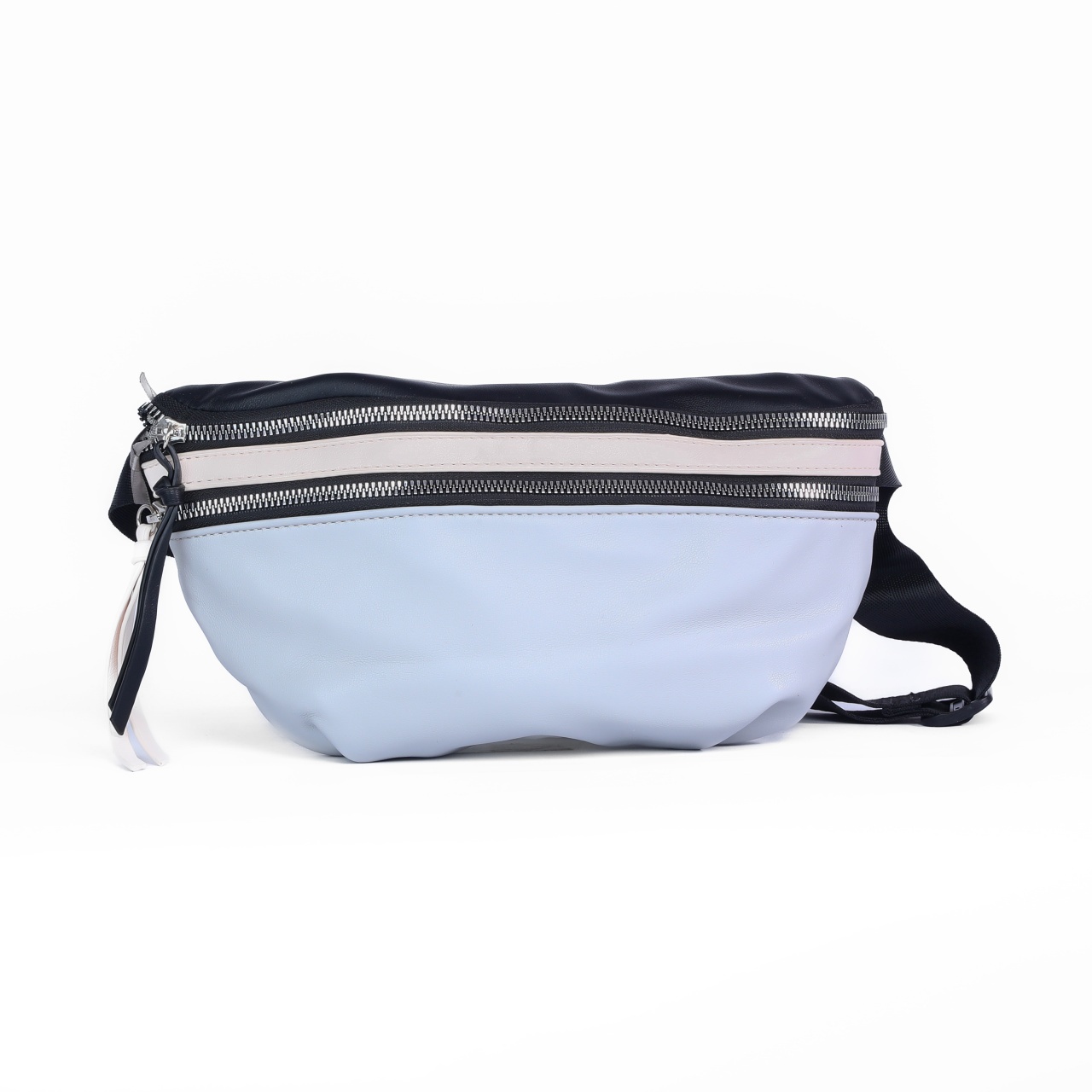 BORSETA CU CUREA REGLABILA PIELE ECOLOGICA CRL 18421 ALBASTRU