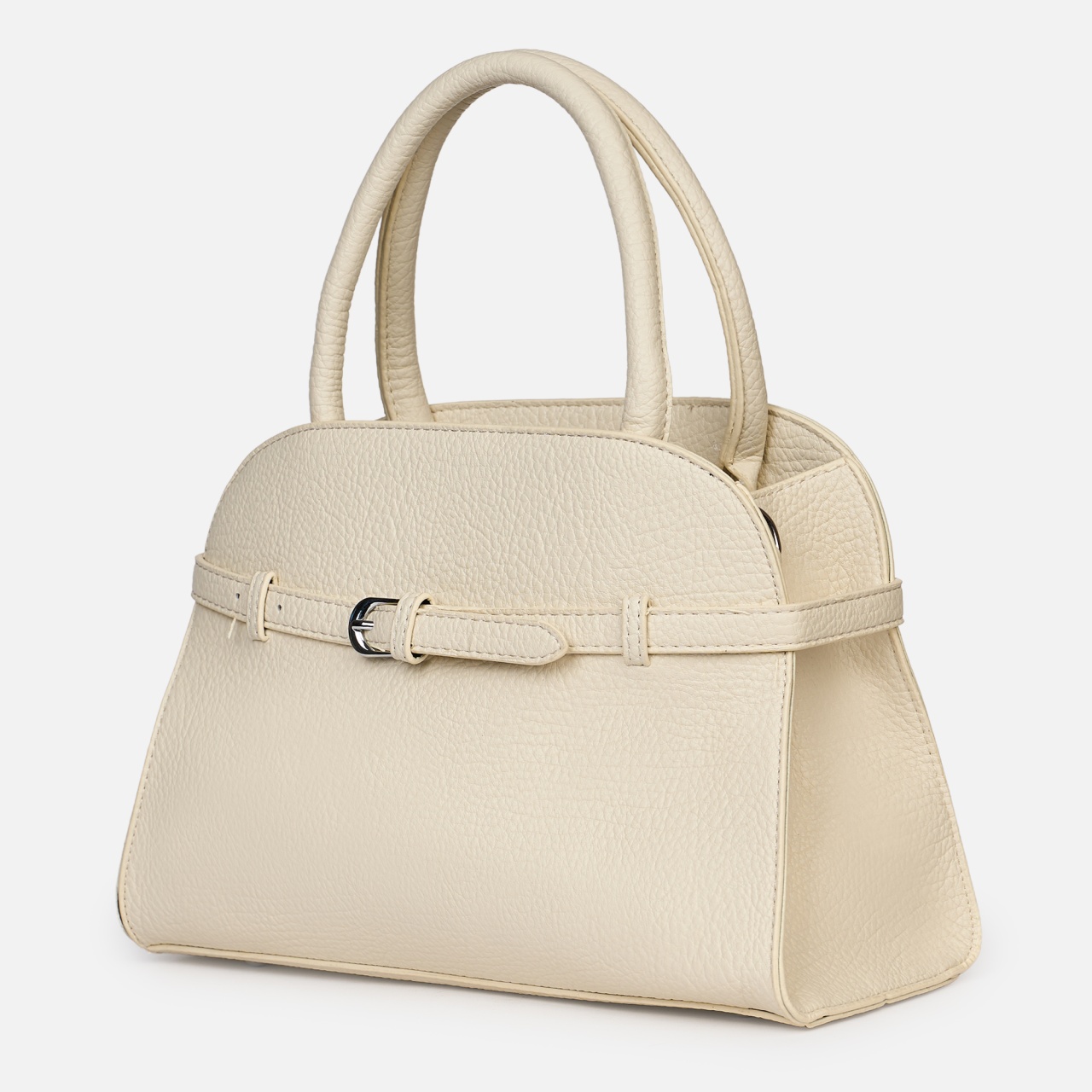 Geanta din piele ecologica clasica cu detaliu decorativ și barete scurte CRL1492