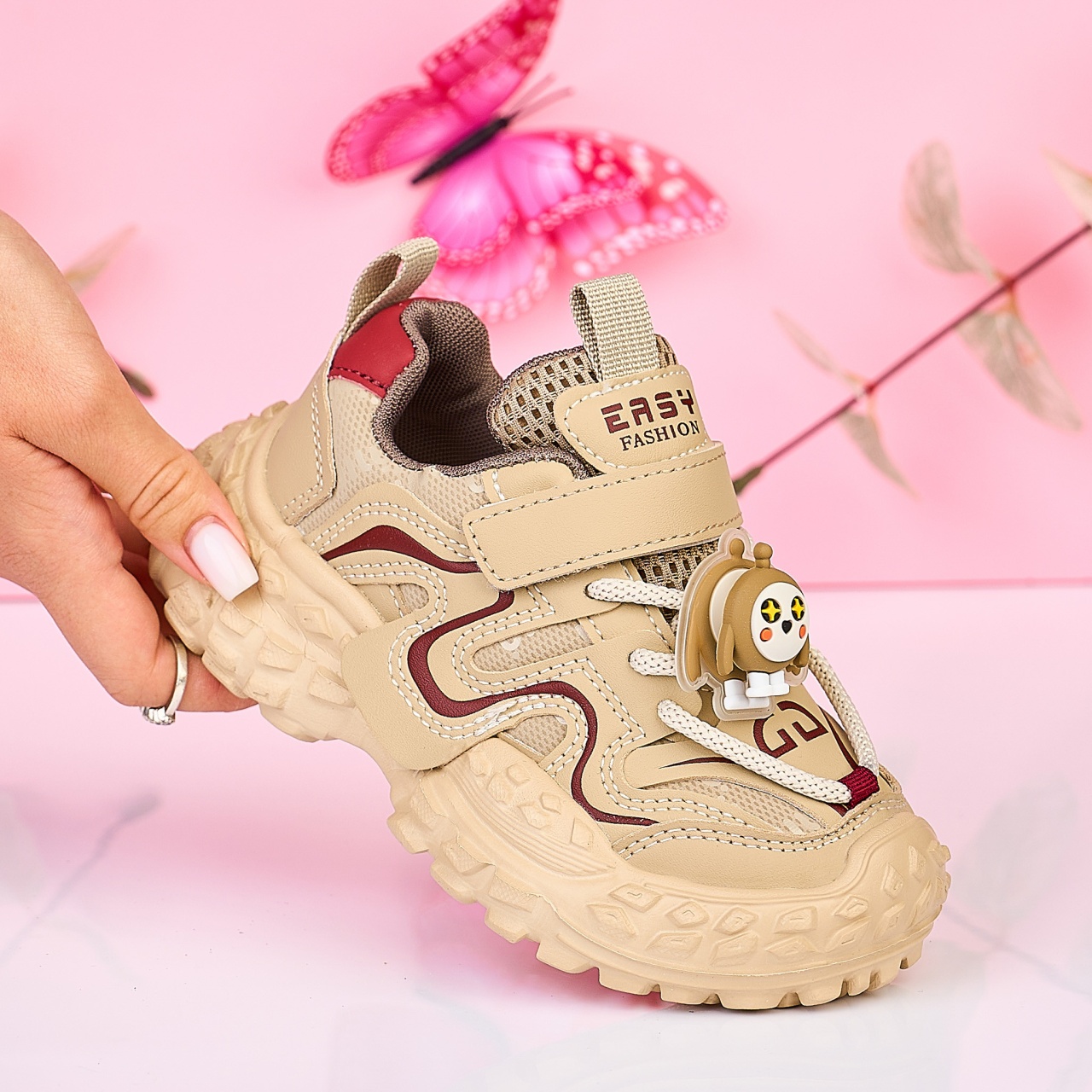 Incaltaminte copii din piele ecologica cu inchidere siret CRL1479