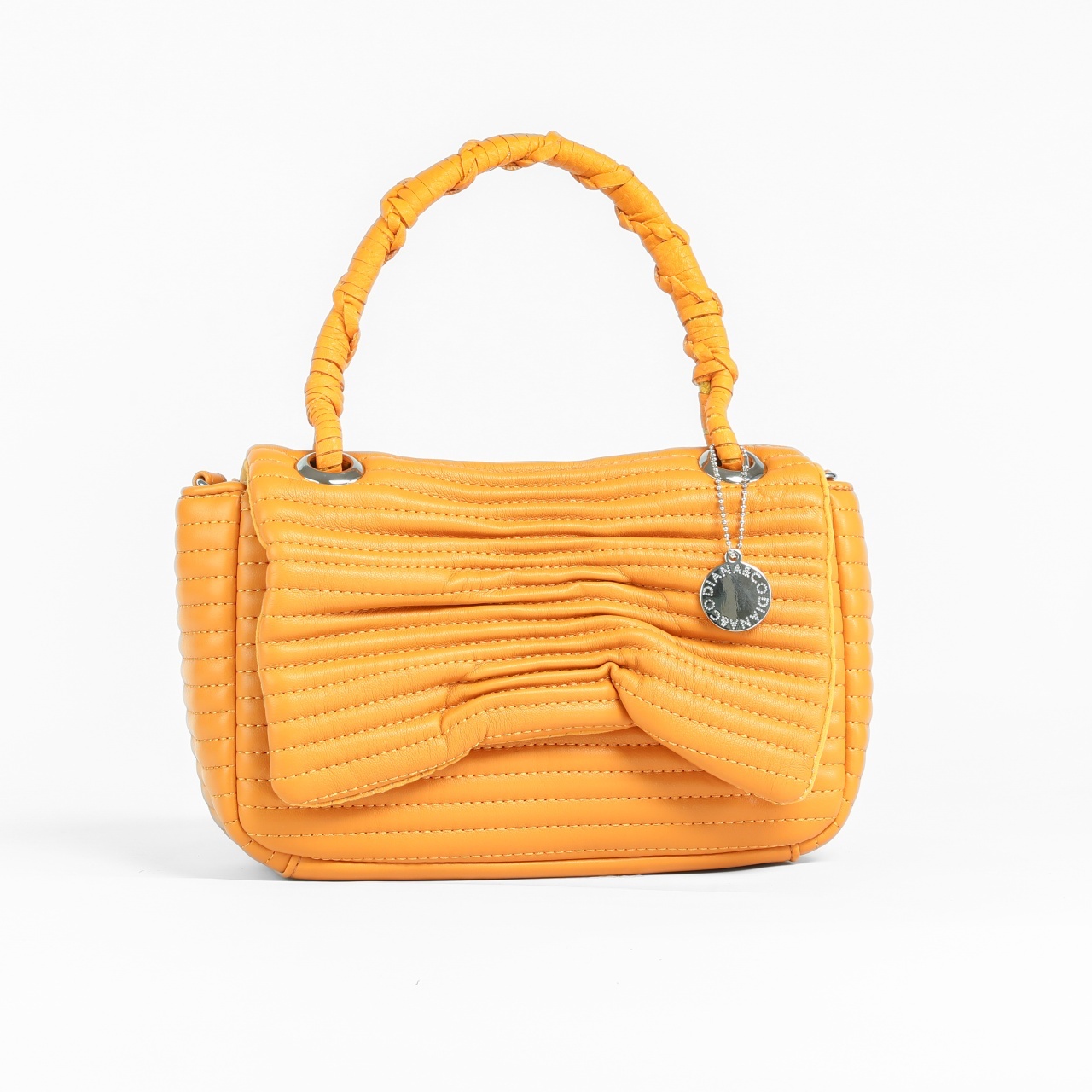 GEANTA CASUAL MICA CU MANER DIN PIELE ECOLOGICA CRL 18131 MUSTAR