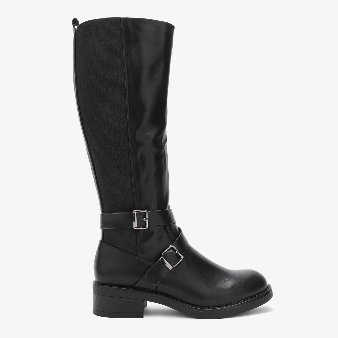 Cizme dama din Piele Ecologica CRL0695 Negre