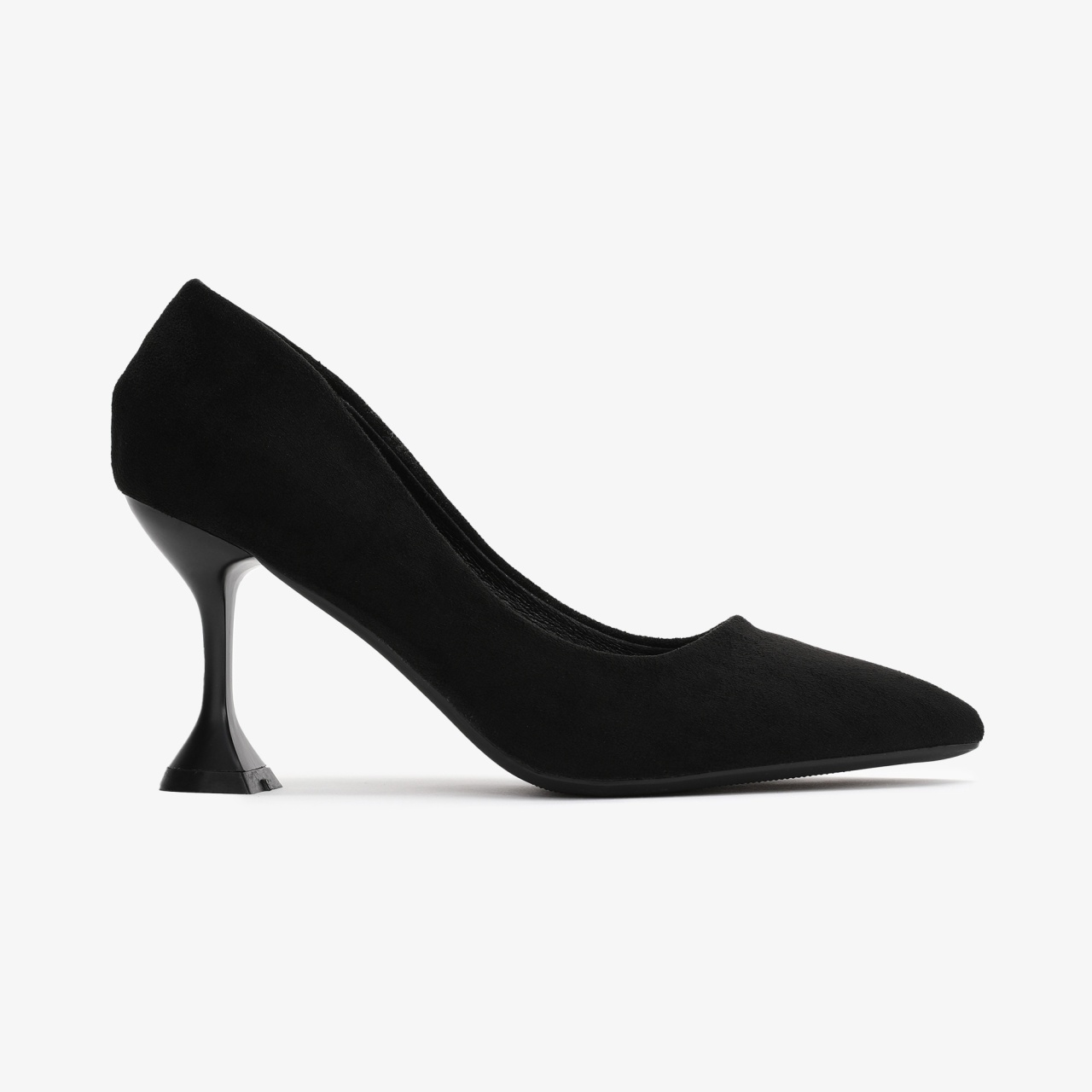Pantofi Eleganți dama din Piele Ecologică Intoarsa CRL0559 NEGRU