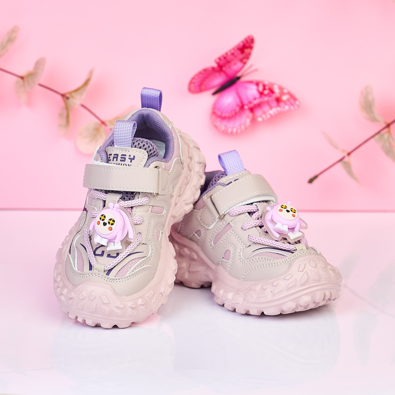 Incaltaminte copii din piele ecologica cu inchidere siret CRL1479