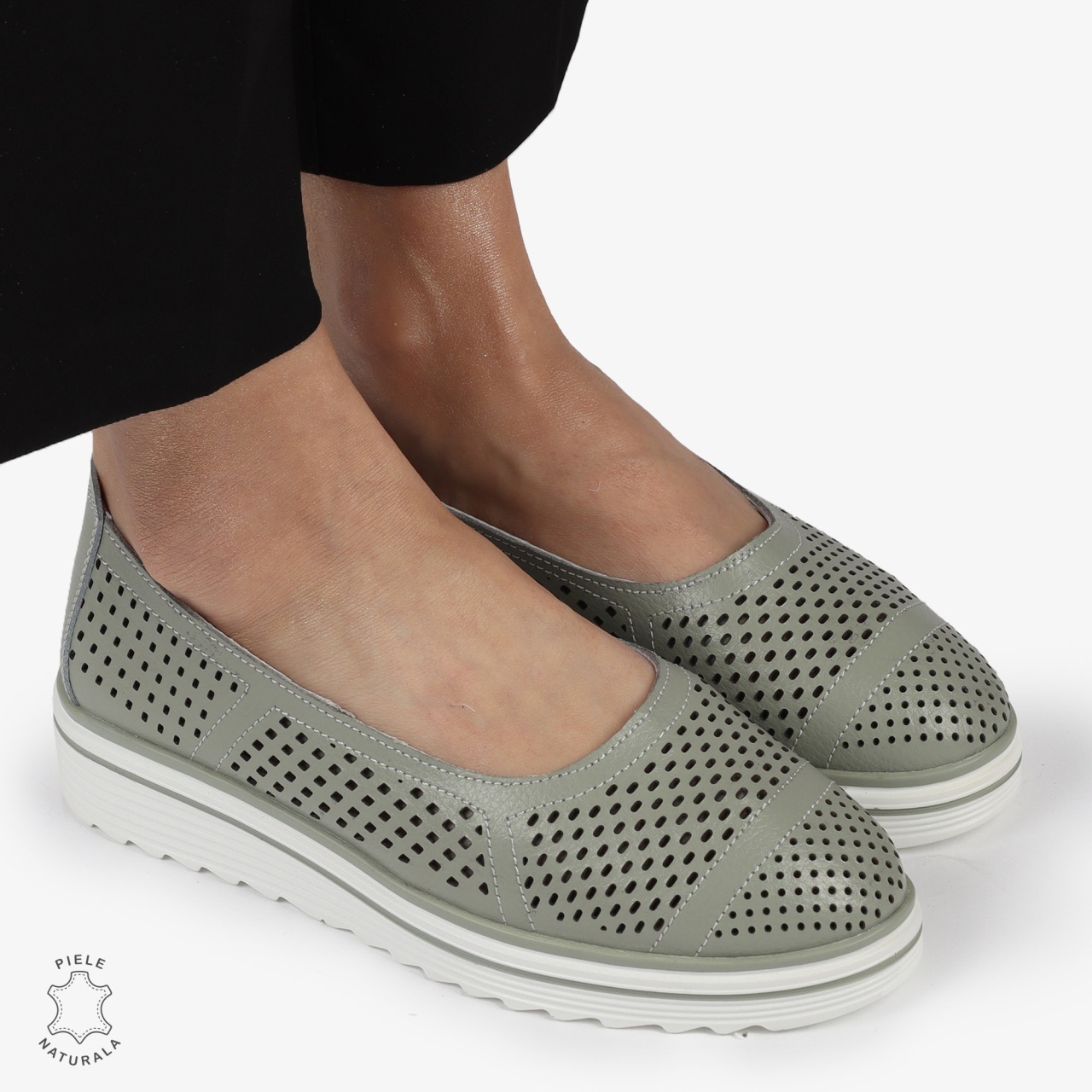 Balerini Dama Piele naturală CRL0105 BARILA