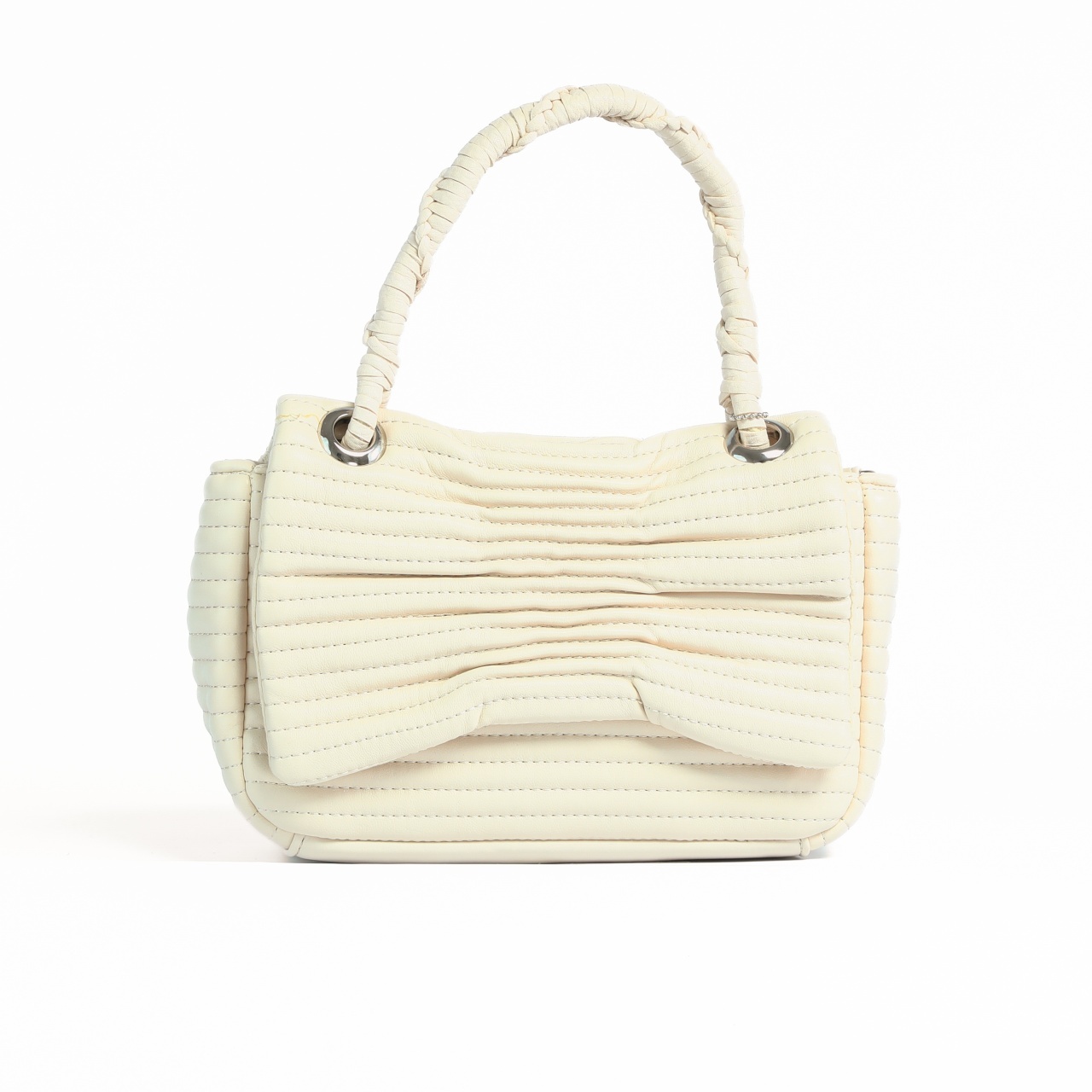 GEANTA CASUAL MICA CU MANER DIN PIELE ECOLOGICA CRL 18131 BEJ