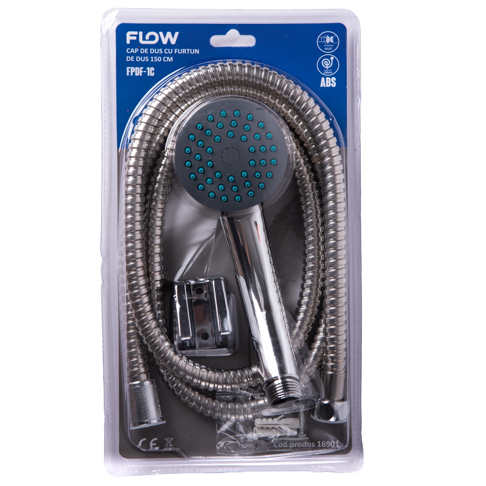 Cap de dus cu furtun FLOW FPDF-1C