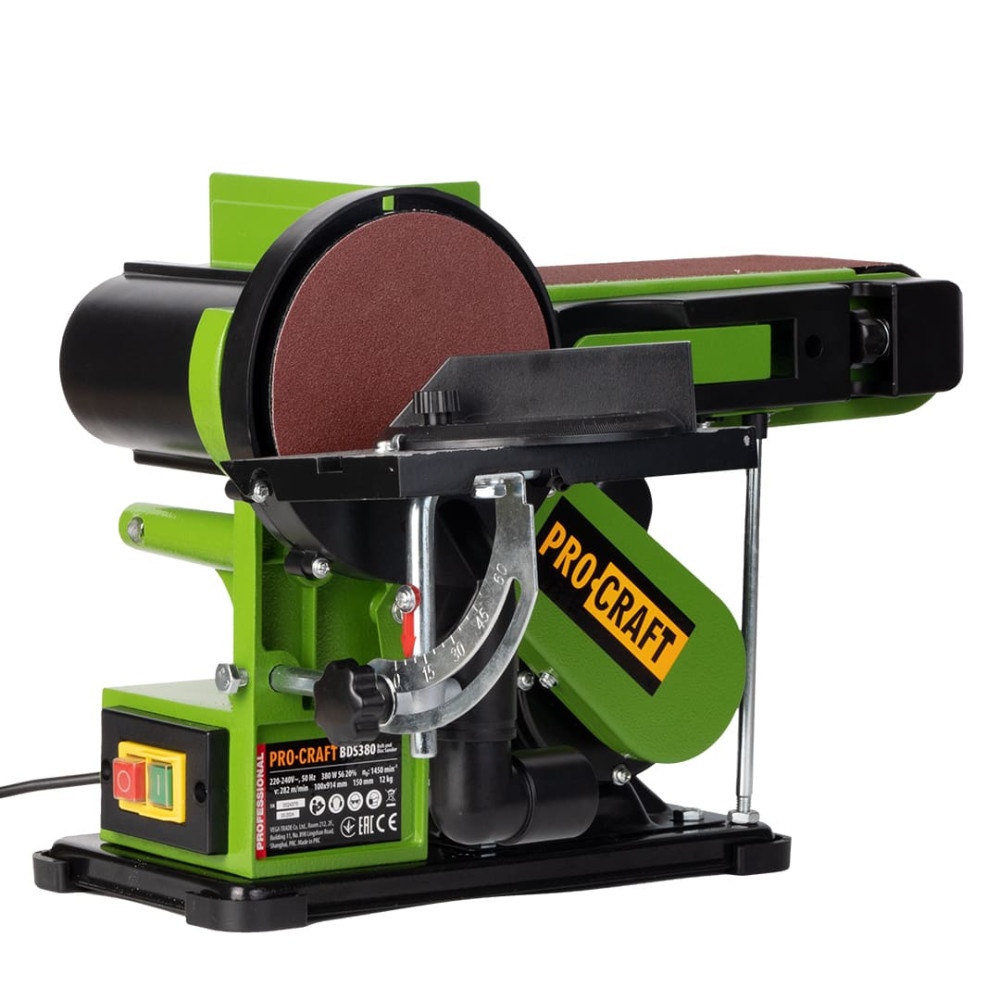 Masina de slefuit cu disc si banda PROCRAFT BDS380, 380W, disc 150 mm, banda 914 x 100 mm [5]