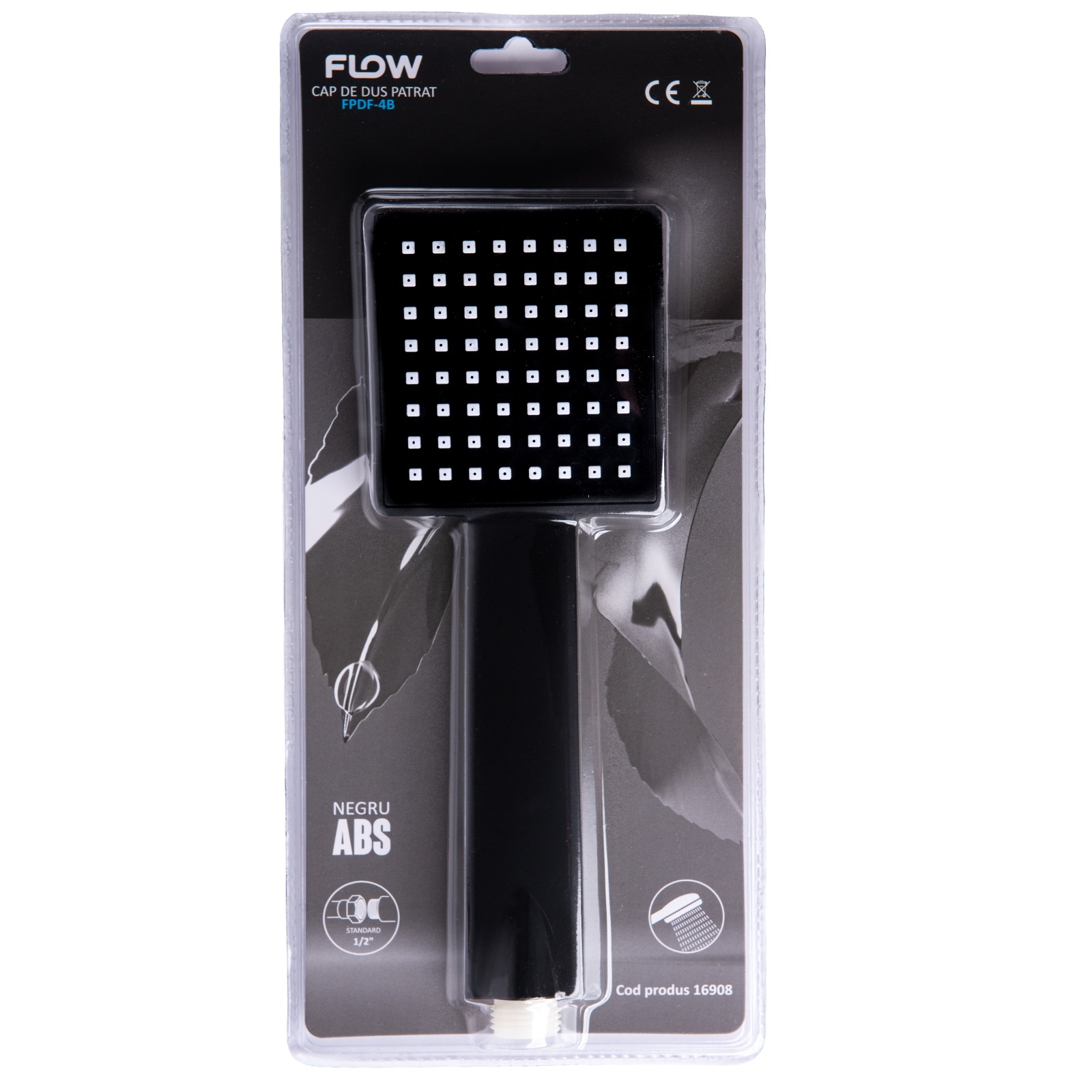 Cap de dus patrat FLOW FPDF-4B