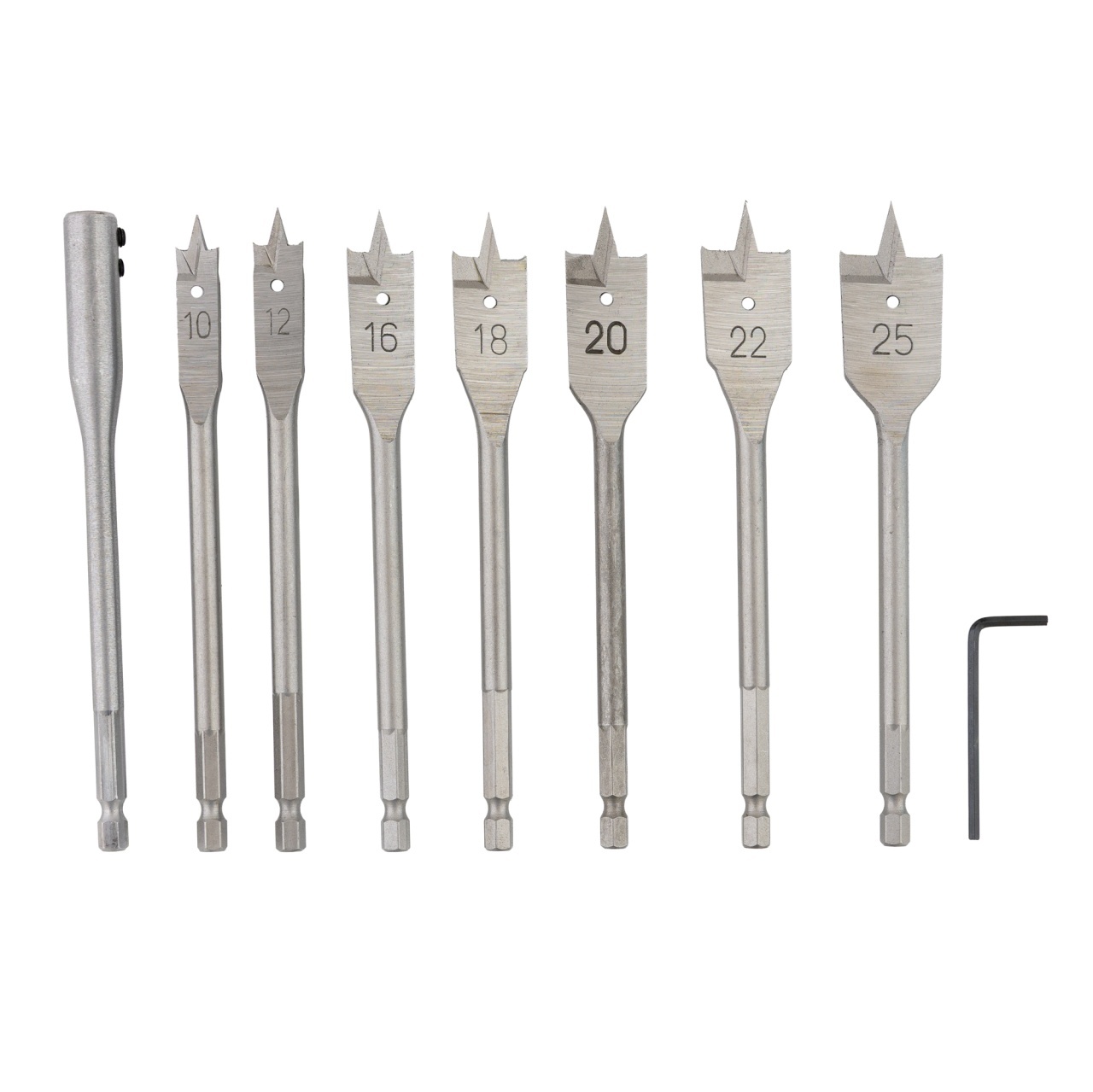 Set burghie plate pentru lemn ROTOR RBP9