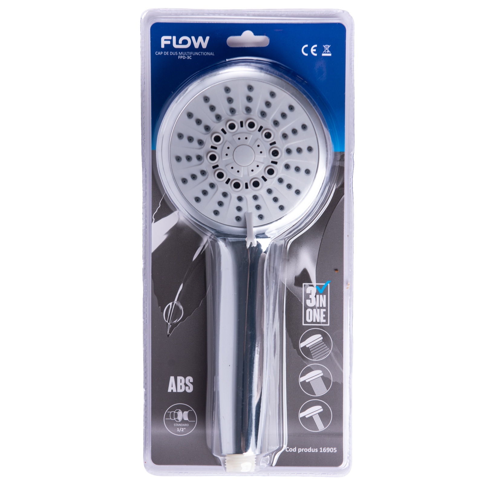 Cap de dus multifunctional FLOW FPD-3C