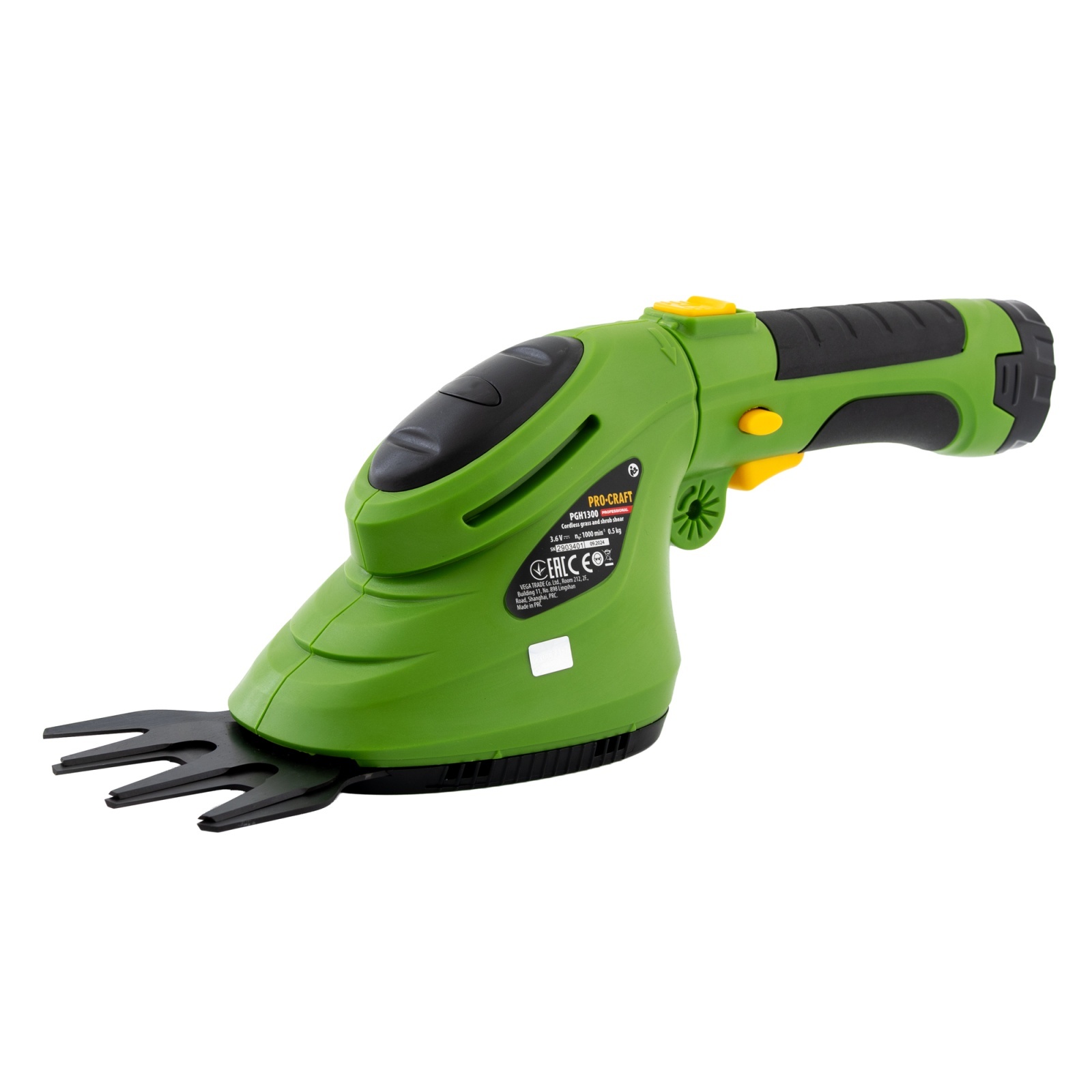 Foarfeca pentru iarba si arbusti cu acumulator PROCRAFT PGH1300