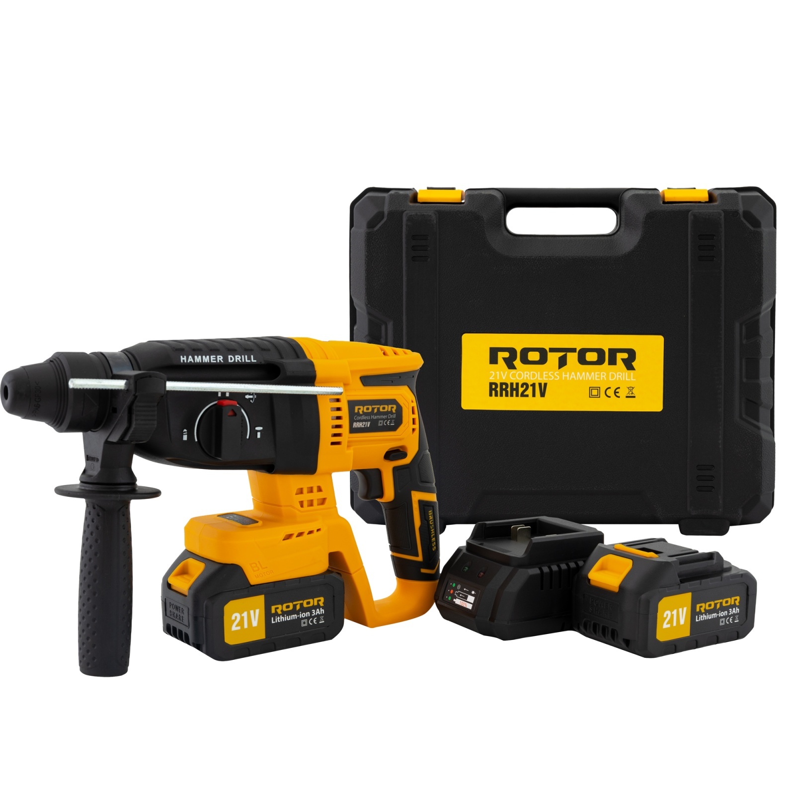 Ciocan rotopercutor cu acumulator ROTOR RRH21V