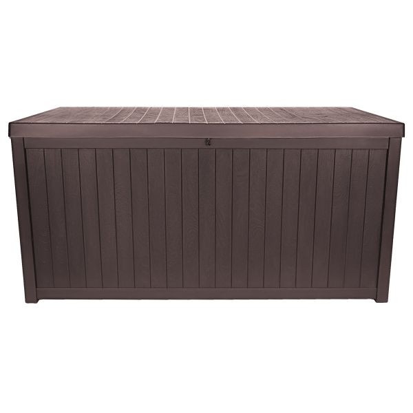 Storage Box Wooden style, coffee, hinges, TM-SBW43H TOUGH MASTER