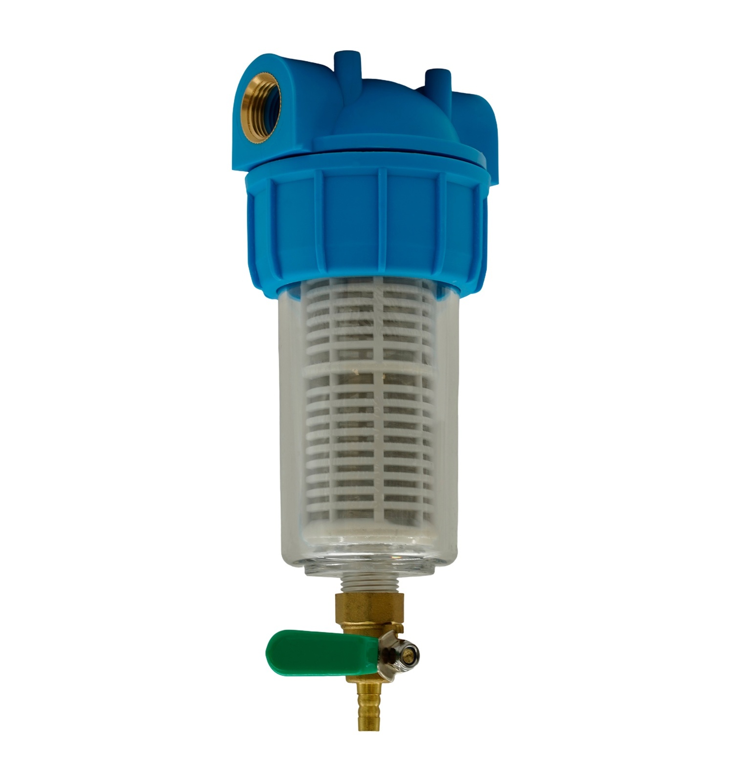 Filtru apa cu purjare din plastic cu sita inox FLOW F-PF-P01