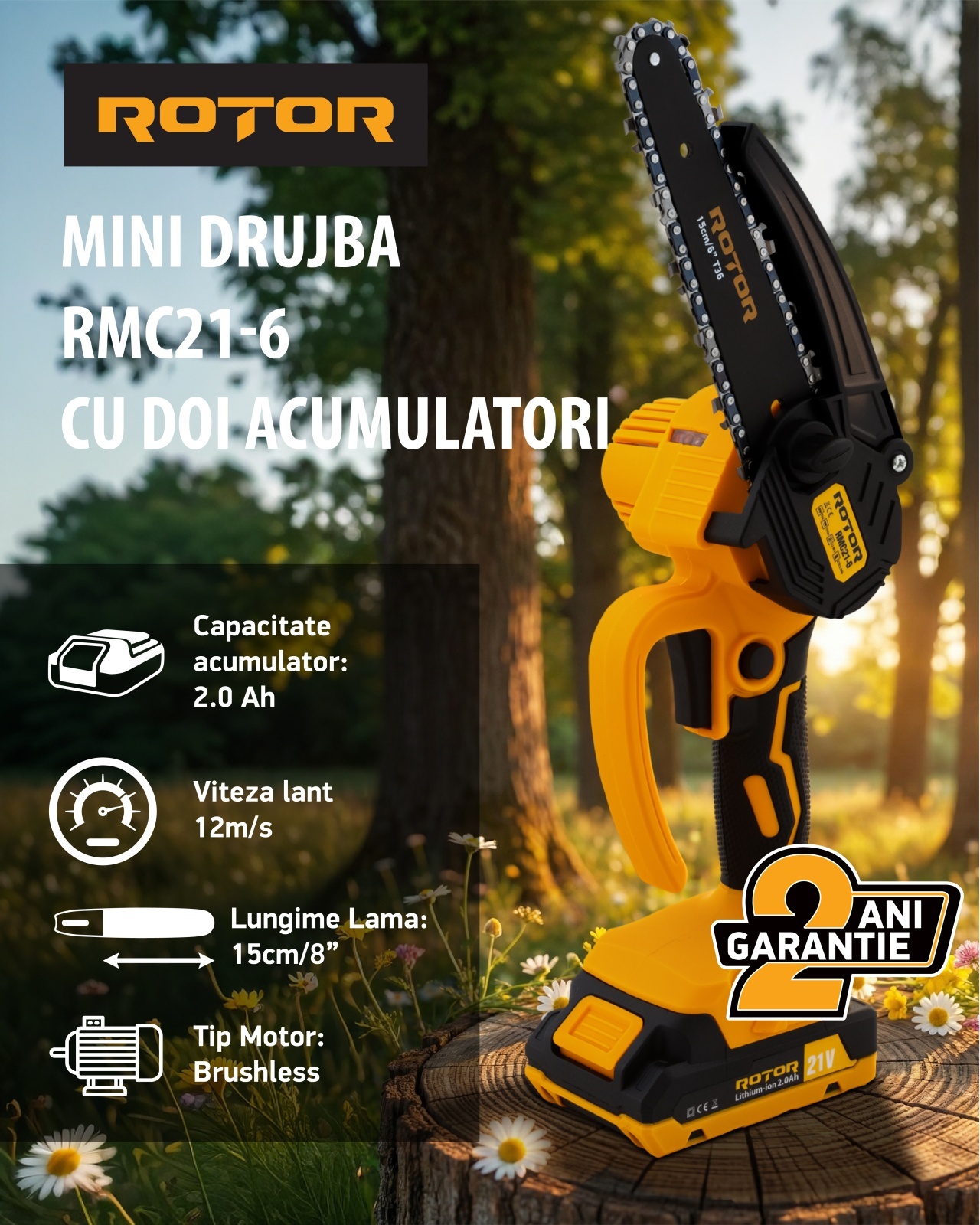 Mini drujba ROTOR RMC21-6