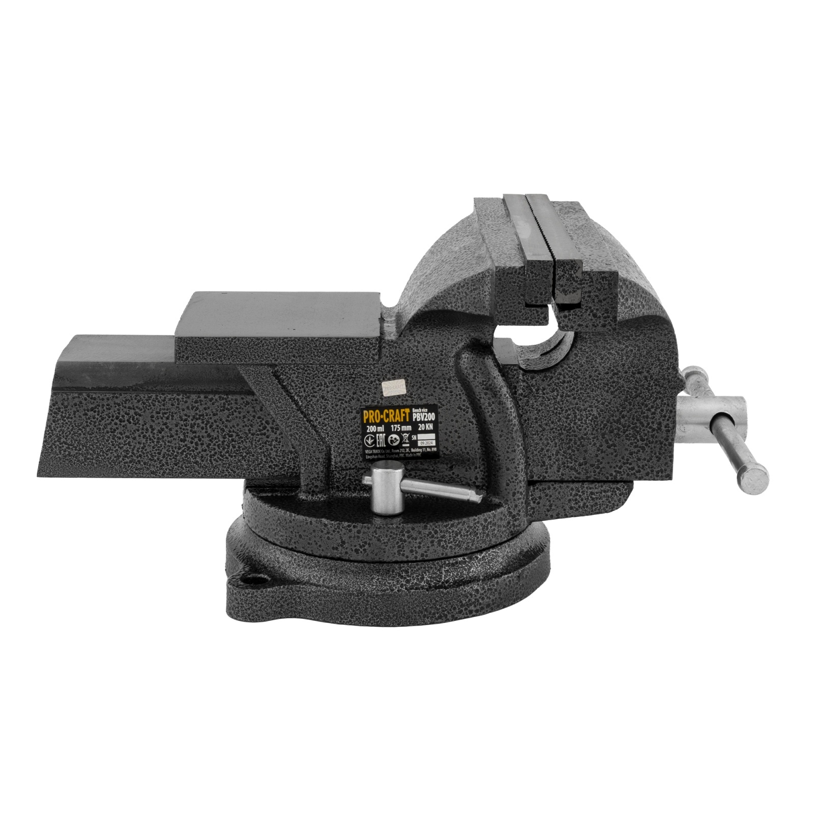 Menghina de banc, fonta, 175mm, Procraft, PBV200 [2]