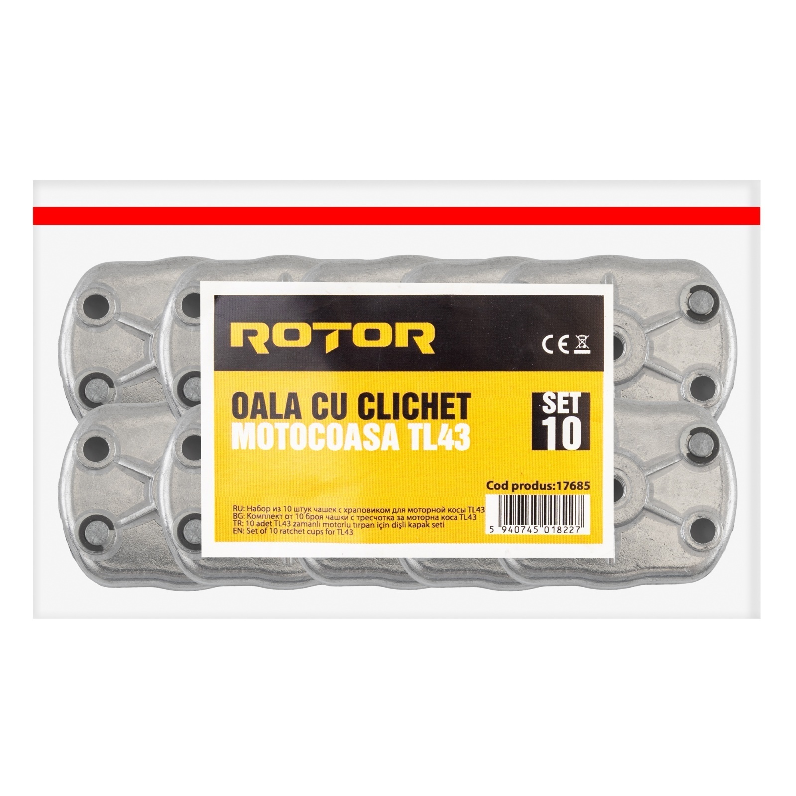 Oala cu clichet motocoasa ROTOR