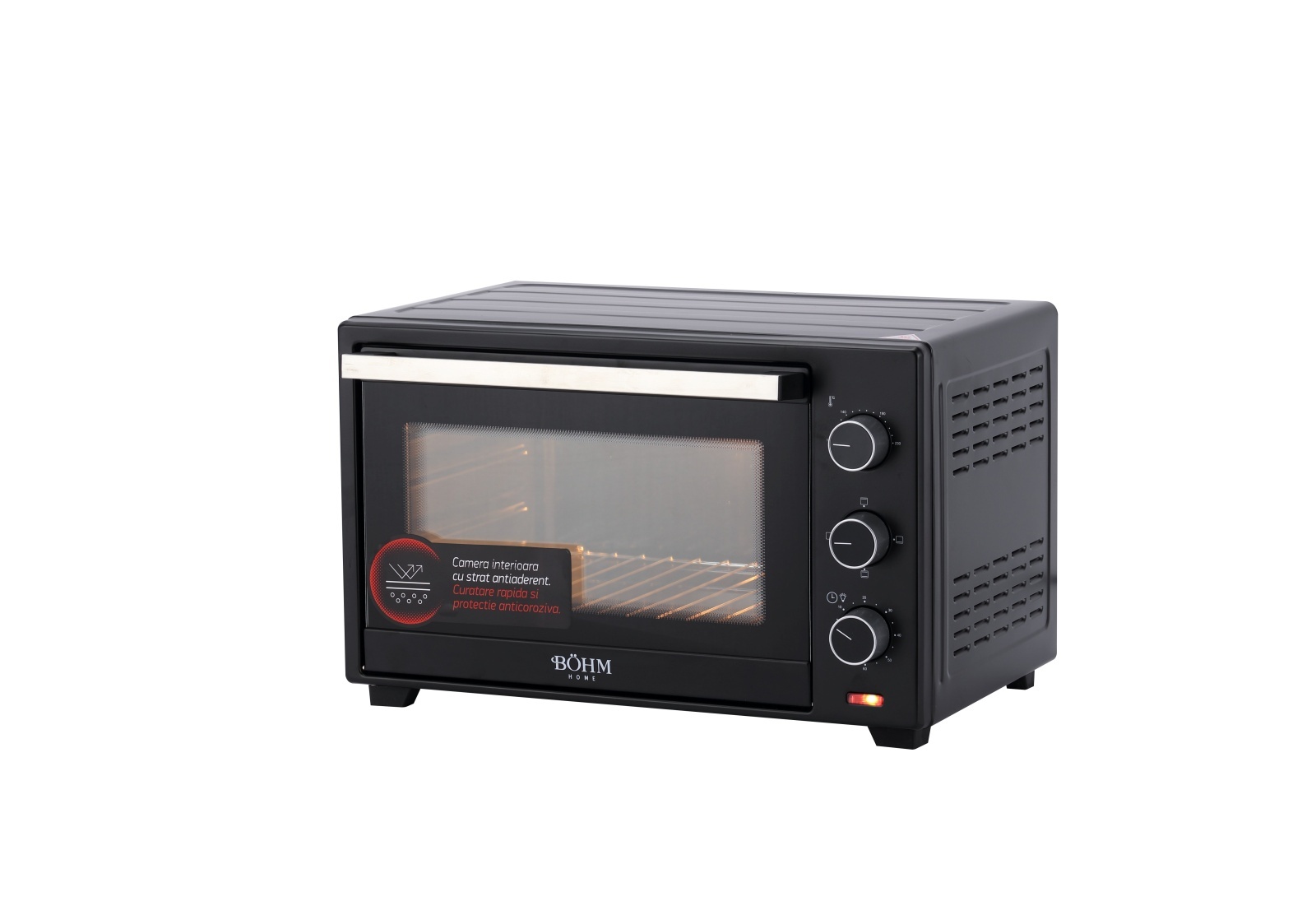 Cuptor Electric 38 L BoHM BC38B3-L, 1600 W, 100-230°C [1]