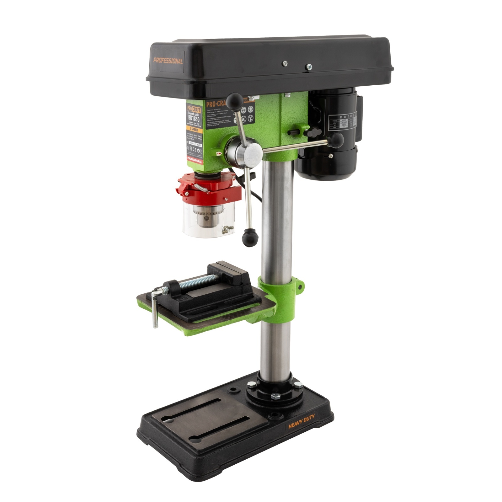 Bormasina de banc fixa cu coloana PROCRAFT BD1850