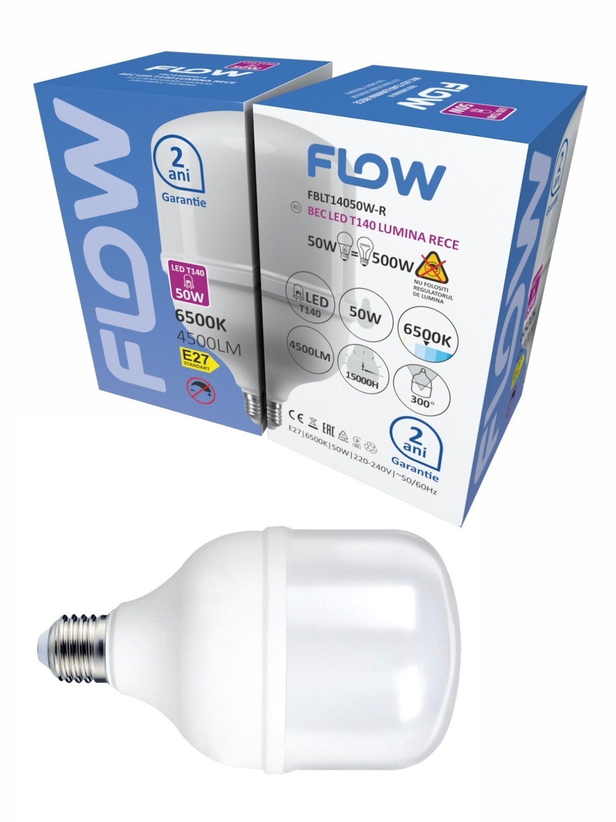 Bec LED T140 FLOW FBLT14050W-R