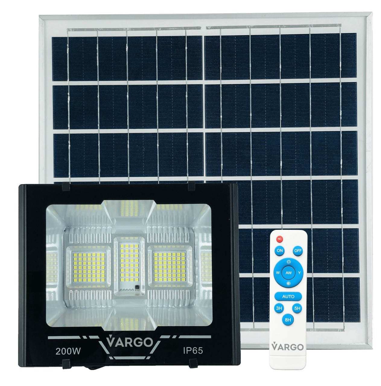 Proiector cu panou solar si telecomanda V-11792 VARGO