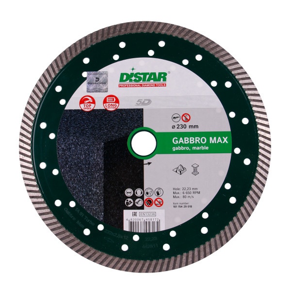 Disc diamantat Distar Gabbro granit Top Speed si Calitate