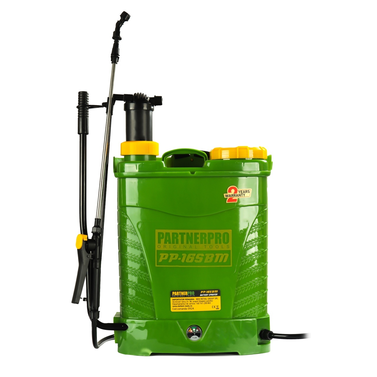Pompa de stropit cu acumulator PartnerPro PP-16SBM