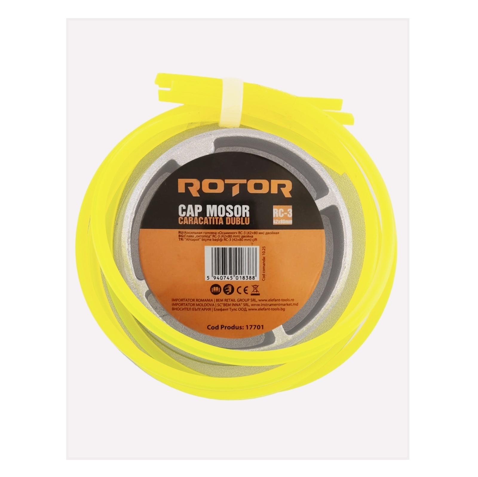 Cap mosor caracatita ROTOR RC-3