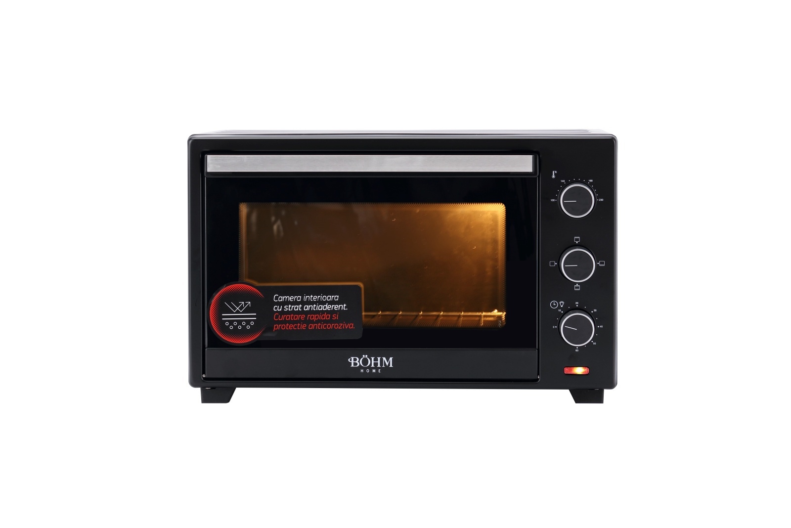 Cuptor Electric 38 L BoHM BC38B3-L, 1600 W, 100-230°C [2]