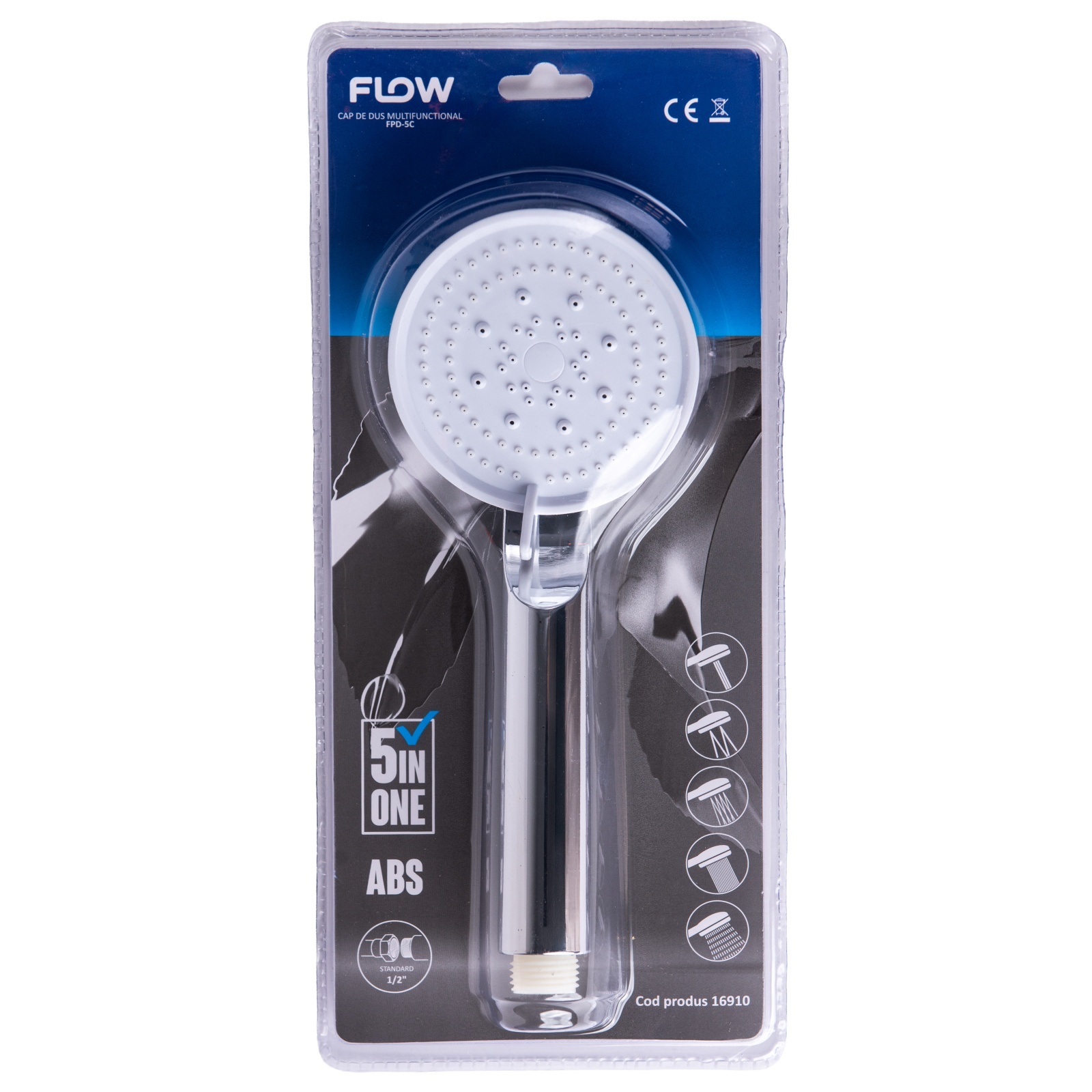 Cap de dus multifunctional FLOW FPD-5C