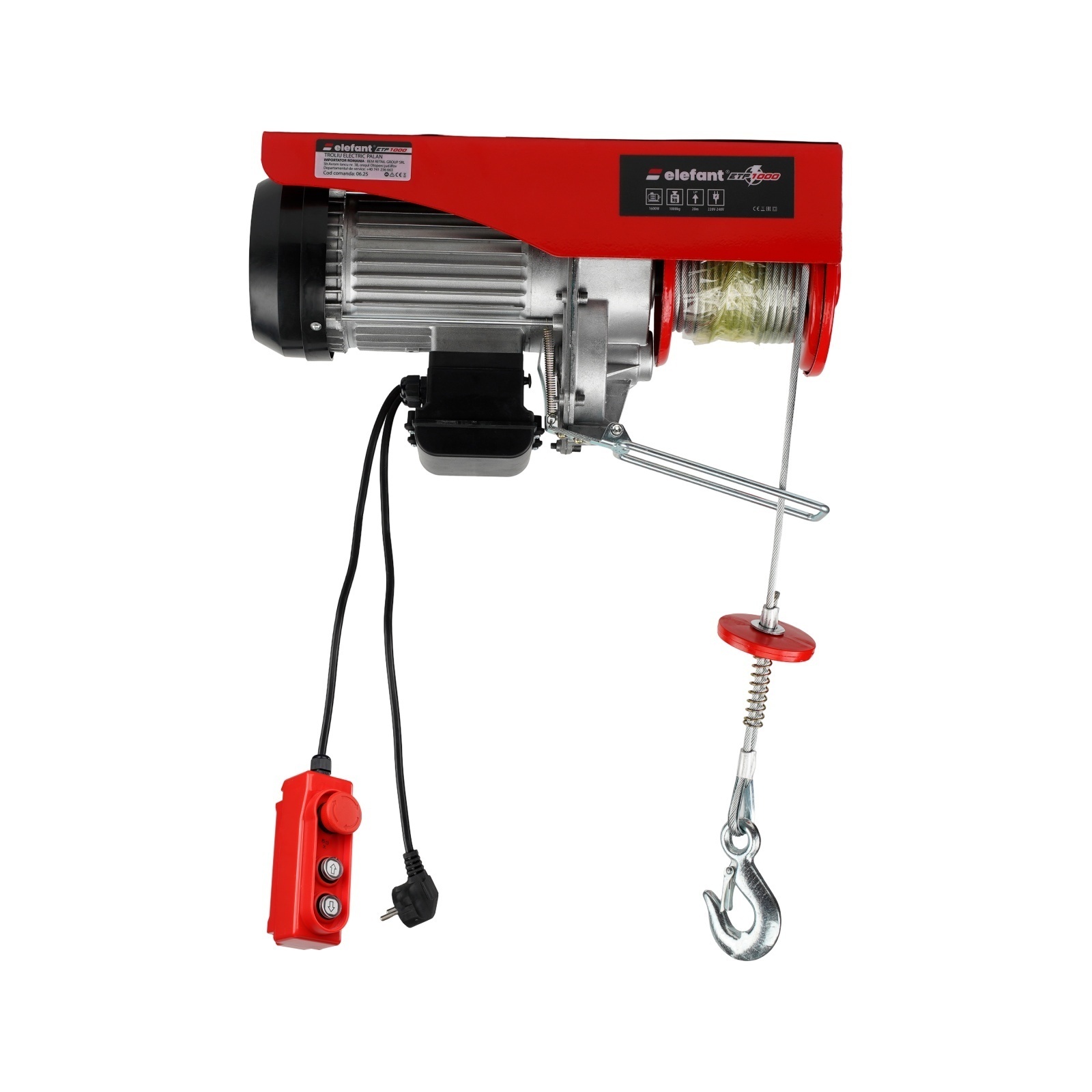 Troliu electric (palan electric) ELEFANT ETP1000