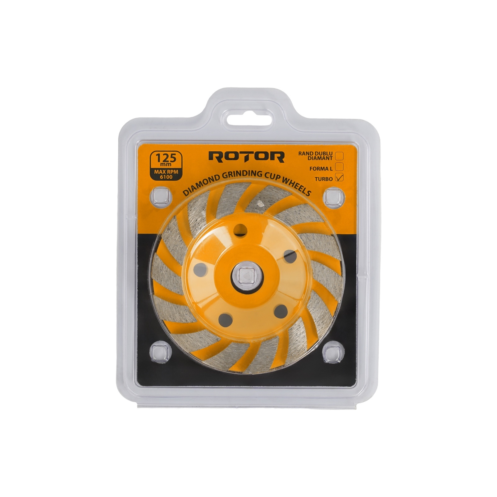 Disc cupa diamantata ROTOR 125mm turbo
