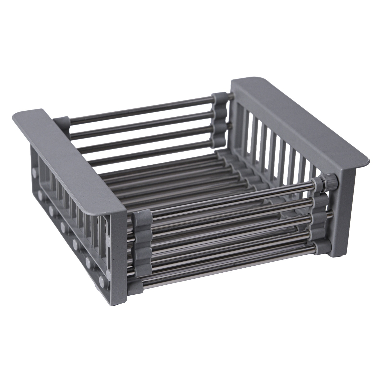 Scurgator extensibil gri 26–41.5 x 21.5 x 9 cm FLOW FSE-26G