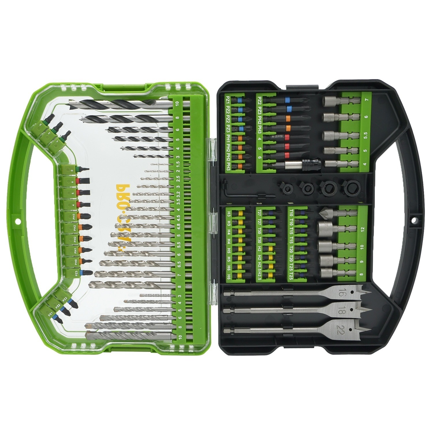 Set de biți PROCRAFT DBS-101 (101 piese)