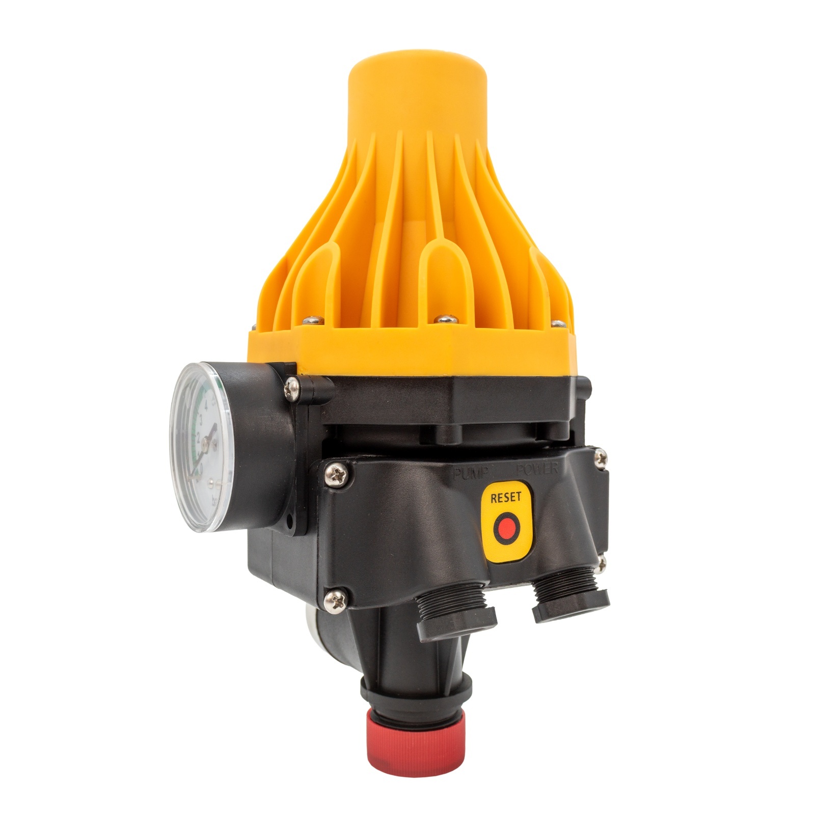 Piese și accesorii pentru pompe și aparate de stropit - Prescontrol automat cu manometru pentru pompa de apa ROTOR RWPC-3, 1100W 1.5bar