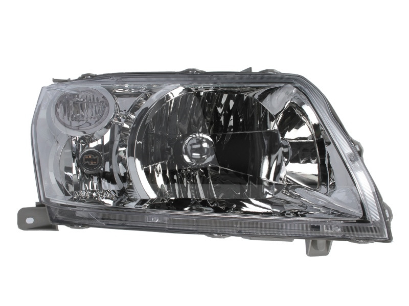 Far dreapta (h4, electric, fara motoras, culoare insertie: cromat, culoare semnalizator: transparent) potrivit suzuki grand vitara ii dupa 2005