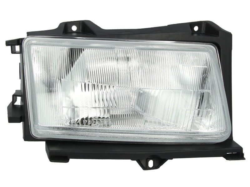 Far Dreapta (H4/W5W, electric, fara motoras, culoare insertie: cromat) potrivit CITROEN JUMPY I; FIAT SCUDO; PEUGEOT EXPERT 1996-2003