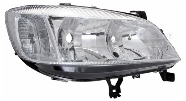 Far dreapta potrivit OPEL ZAFIRA A - (H7/HB3, electric, fundal cromat)