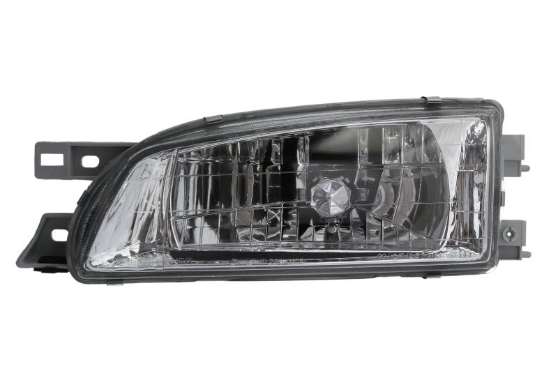 Far stanga (h4, manual, fara motoras, culoare insertie: cromat, culoare semnalizator: transparent) potrivit subaru impreza