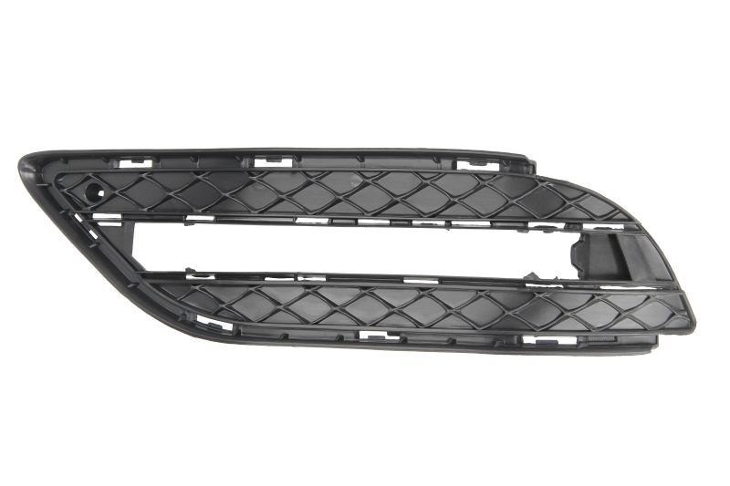 Grila bara fata Stanga potrivit MERCEDES B SPORTS TOURER (W246, W242) 2011-2018 2011-2014 - (cu gauri pentru lumini de zi, negru)