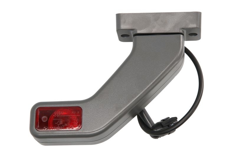 Lumina clarificare dreapta, rosu, R5W, brat lung, 12/24V potrivit IVECO EUROCARGO I-III 1991-2015