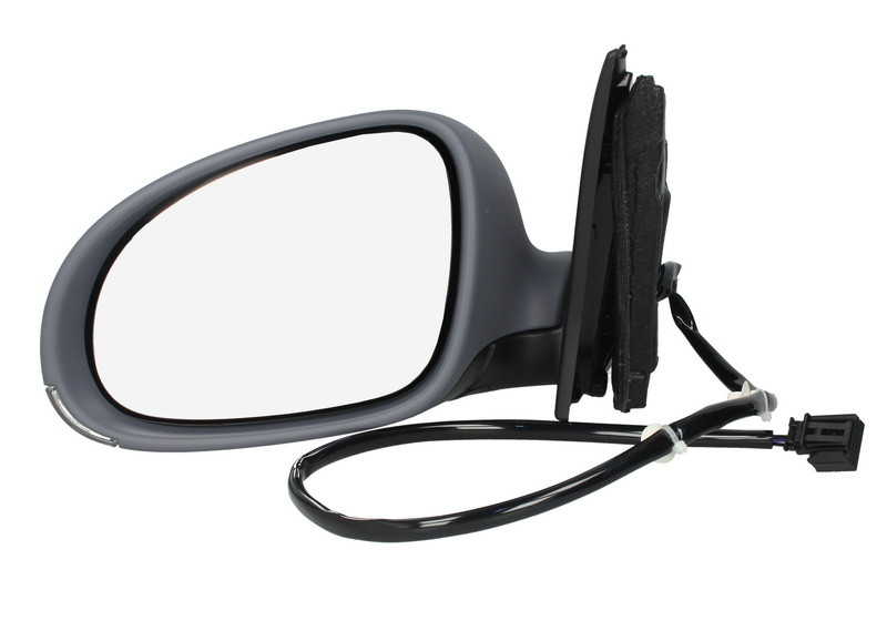Oglinda stanga potrivit VW GOLF, JETTA 2003-2010 - electrica, asferic, incalzita, grunduita