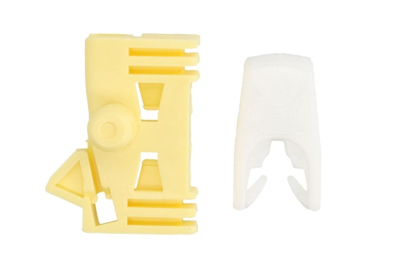 Set reparat macara geam fata stanga potrivit RENAULT CLIO II, CLIO II/HATCHBACK, CLIO III, MEGANE SCÉNIC, SCENIC I dupa 1996 - (1 alunecare)