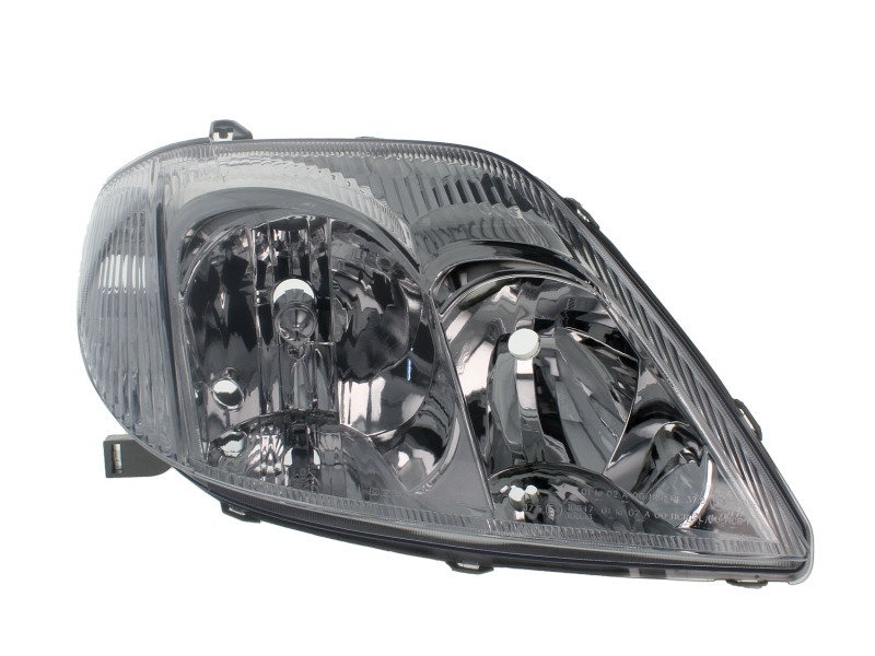 Far Dreapta (H7/HB3, electric, fara motoras, culoare insertie: cromat, culoare semnalizator: alb) potrivit TOYOTA COROLLA